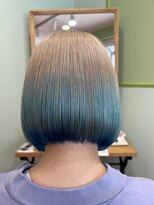 エマ(emma)&nbsp;ブルーとネイビーのエンドカラー