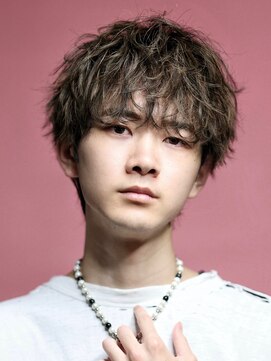 リップス 仙台annex(LIPPS) ツイストスパイラルパーママッシュウルフローライトハイライト