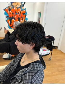 ビカム 名駅(become) ツイストスパイラルパーマ×メンズマッシュ