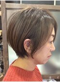 ☆イメチェン大人かわいい★ショートボブ/白髪ぼかし/ハイライト