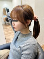 アリスバイアフロート 自由が丘(ALICe by AFLOAT)&nbsp;結んでも可愛い顔まわりカット【自由が丘】