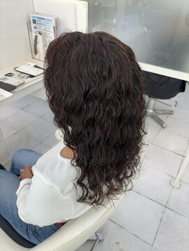 カーリーパーマスパイラルツイストスパイラル外国人風海外風