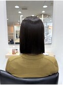 切りっぱなしボブ
