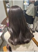ベージュカラー　髪質改善パールプラチナ　艶髪　銀座　