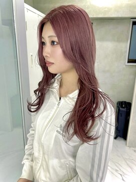 スウィープ(sweep) ピンクベージュ×レイヤー