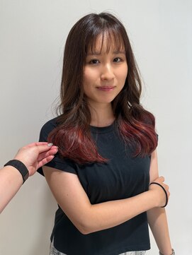 シダミノオ(sida MINOH) 【sida 池村】裾カラー/ピンクオレンジ