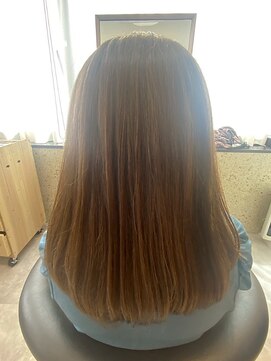 ヘアリゾート粋 トゥジュ 池袋東口店(tujuh) ココアブラウン/ナチュラルストレート/セミロング