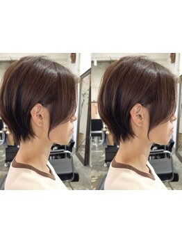 小顔/360度完璧な貴女史上最も小顔なショート/ボブ。カットで創る艶めく髪質改善ヘア【四街道】
