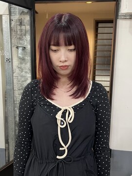 エシカ(ethica) 【ethica_南船場】deep red ×face layer