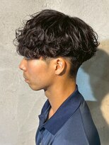 ニアウ 高崎店(Niau)&nbsp;メンズマッシュシャドウパーマ群馬高崎眉毛韓国