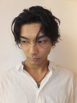 ブロック ジャポン(bloc japon) メンズショートラフショート無造作かき上げ/本間