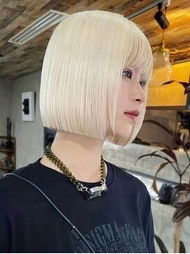 ネハス 名古屋栄店(nehus.) ブリーチ/クラゲヘアー/小顔に見せるヘア/ココアベージュ