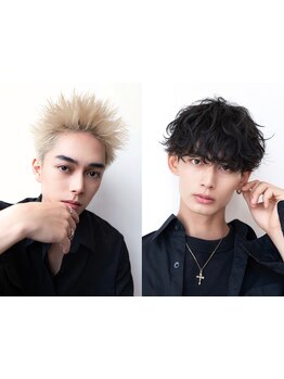 初メンズサロン歓迎◎#渋谷駅#メンズカット#ニュアンスパーマ#センターパート#韓国#学割U24＃men's#眉毛