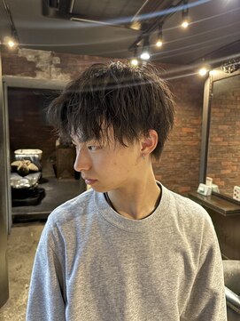 シャドウパーマ メンズマッシュ