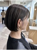 グレーブラウン◎ショートボブトリートメント小顔20代～50代
