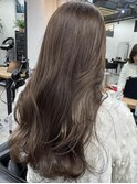ココアベージュ/オリーブグレー/小顔/黒髪/クラゲヘアー/渋谷