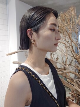 ディルト 代々木上原(DILT) 切りっぱなしボブミニボブ前下がりボブラインボブ小顔ボブボブ