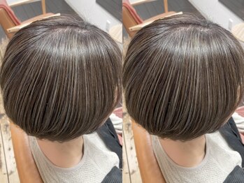 エイト ネクサス店(No.8)の写真/白髪染めは暗くなりすぎる…。そんなお悩みを解決!気になる白髪も、艶感溢れる美しい髪に導きます。