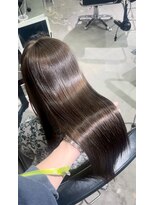 ザシェノンウメダ(THA CHAINON UMEDA) 着物ヘア/大人ガーリー/ダークアッシュ/似合わせカット/心斎橋