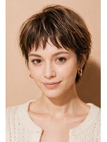 マリブ Malibu エアリー束感ピクシーショート