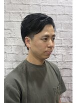 グレイスフルバーバー 赤坂見附店&nbsp;右分け長めアップバング