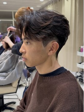 ハイプ メン 藤沢(HYPE MAN) フェザーパーマニュアンスパーマ毛流れパーマメンズパーマ