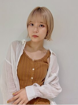 エレノア 吉祥寺北口店(Eleanor) ハイトーンボブ ケアブリーチ ダメージレスブリーチ