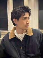 プレミアムバーバー 原宿店(PREMIUM BARBER produce by HIRO GINZA)&nbsp;大人な色気を演出する波巻きパーマスタイル