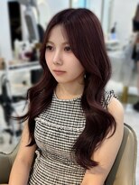 マリアバイアフロート(Maria by AFLOAT)&nbsp;韓国ワンホンヘア　レイヤーカット　ラベンダーブラウン