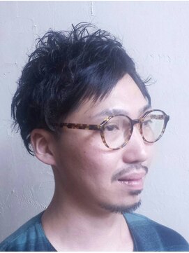 ポコアニコ(Poco a Nico) メンズゆるめの束間パーマ