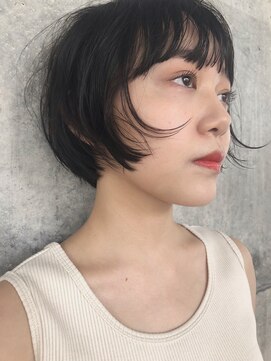 ソイ 下北沢(soi) 顔まわりの軽さが可愛いショートボブ