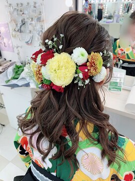 ベッラバンビーナ 美容室(Bella Bambina) ハーフアップ