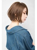 ナチュラルストレートショートボブ