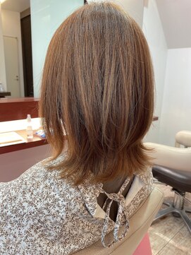 マーリャヘアー(mallia hair) くびれ外ハネミディアム☆彡