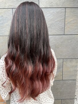 レイリア 奈良 法隆寺店(LeiLea) 【dog&hair LeiLea法隆寺】ビンクグラデーション◎