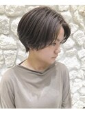 Moana【東崎】#ハンサムショート#ショートボブ#センターパート
