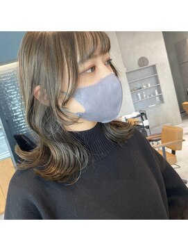 チャンネル(channel) 可愛い顔まわり*オリーブベージュ