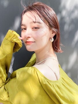 ノラ ウメダ(NORA UMEDA) 【NORA UMEDA 高木】切りっぱなしボブショート×2Way流し前髪