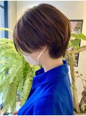 前下がりハンサムショート☆小顔カット◎