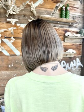 マウナ ヘアー(MAUNA HAIR) ハイトーン×ボブ