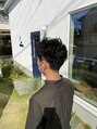 イルマーレ メンズ ヘア デザイン(il mare men's hair design)&nbsp;ツイストパーマでムースをつけるだけであっという間です！