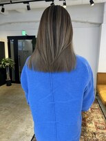 メリー オオサカ(Merly Osaka)&nbsp;少し暗めの大人バレイヤージュ_moca dark brown_