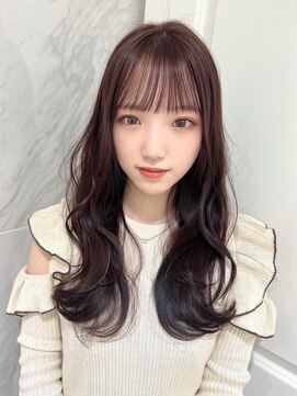 レイリー 原宿 表参道(Rayreee) 大人かわいい前髪!似合わせフリンジウェーブココアブラウン