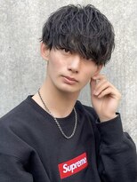 アーリー(Ali'i)&nbsp;ソフトツイストパーマ刈り上げマッシュサイドパートツーブロック