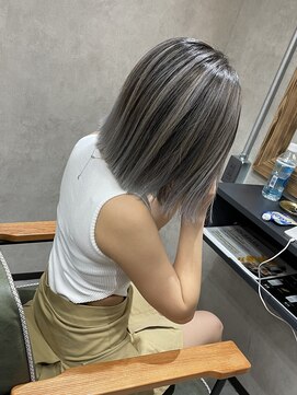 サニー 渋谷(SUNNY) バレイヤージュ、ハイライト、ショコラアッシュ、グレージュ