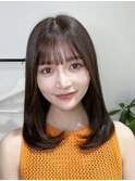 (縮毛矯正/髪質改善/ロングヘア/前髪/韓国レイヤー/小顔)
