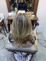 ヘアメイク デザート(HAIR MAKE DESART) ホワイトバレイヤージュ