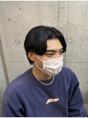 毛流れセンターパート