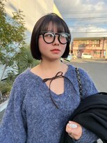 ウシワカマル ミライ(USHIWAKAMARU MIRAI)&nbsp;おしゃれ×ボブ♪メガネと相性抜群