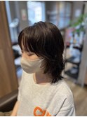 ミディアムレイヤー/外ハネミディ/つくば美容室